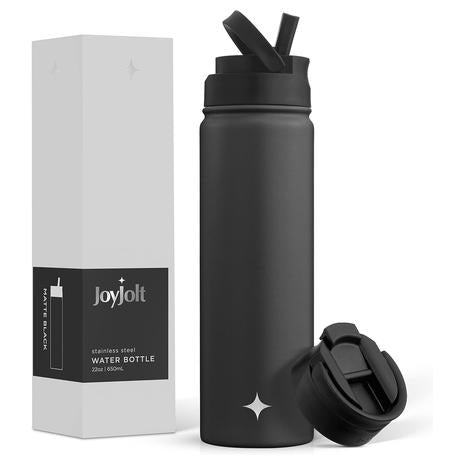 Triple Insulated Water Bottle With Lid And Flip Lid