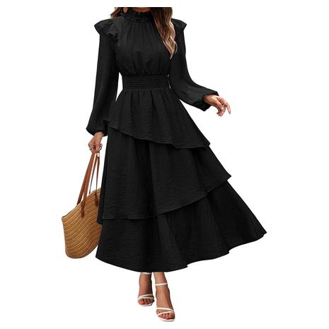 Women's Long Sleeve Midi Dresses (6 Colors)