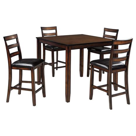 5-Piece Ashley Signature Design Coviar Counter Height Dining Set