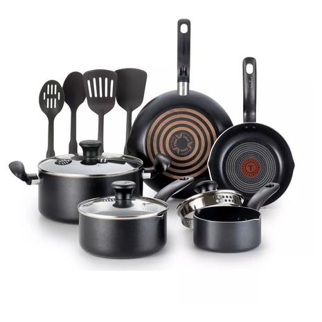 12-Piece T-Fal Simply Cook Nonstick Cookware Set