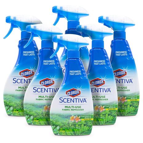 6-Pack Clorox Scentiva Multi-Use Fabric Refresher Spray