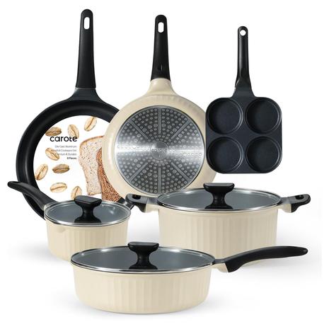 9-Piece Carote Nonstick Induction Cookware Set