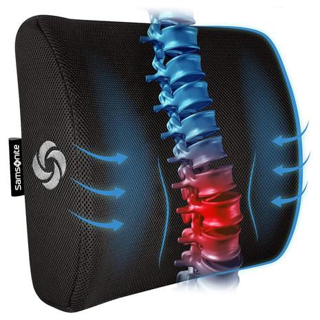 Samsonite Lumbar Support Lower Back Cushion Pillow