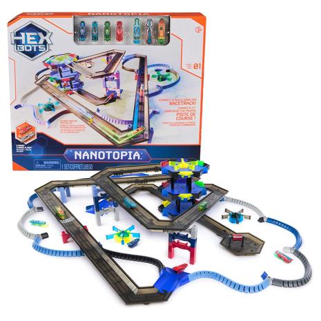 Nanotopia Sensory Toy Set WIth 130+ Pieces & 7 Nano Bots