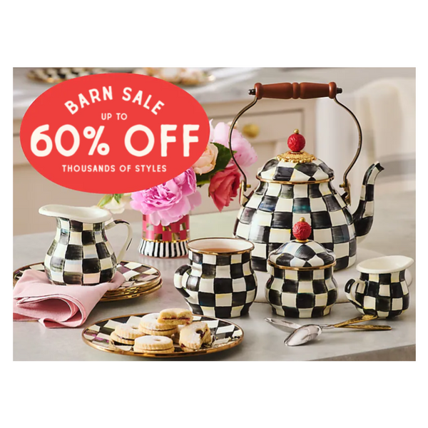 Up To 60% Off At MacKenzie-Childs Barn Sale!