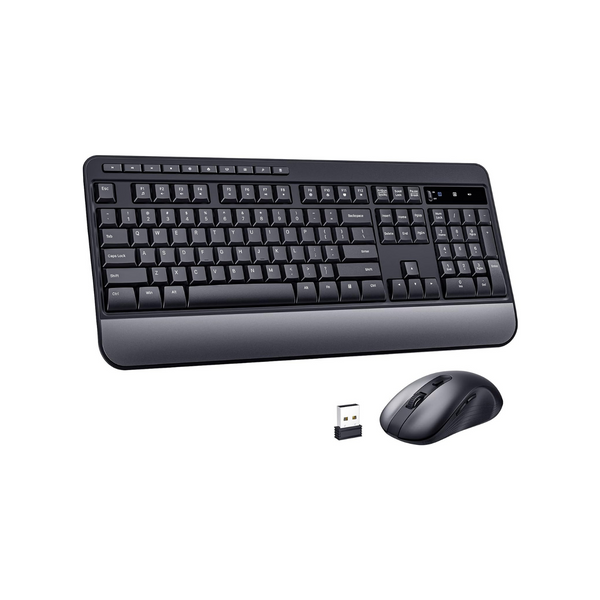 Veilzor Full-Size 2.4G Ergonomic Wireless Keyboard and Mouse Combo