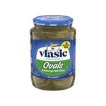 Vlasic Ovals Hamburger Dill Pickle Chips, 24 FL OZ