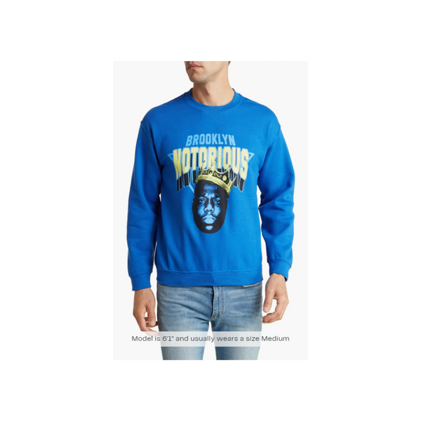 Merch Traffic Notorious Big Fleece Crewneck Pullover