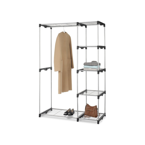 Whitmor Double Rod Freestanding Closet Organizer