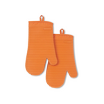 2-Pack KitchenAid 7.5" x 13" Ribbed Soft Silicone Oven Mitt Set