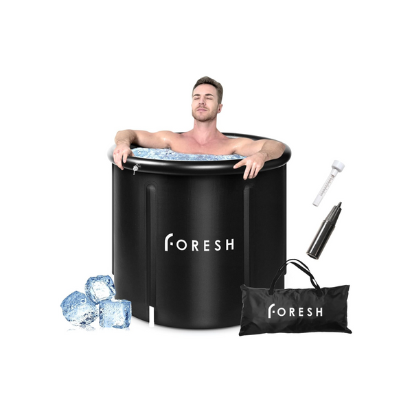 Foresh Portable PVC 105 Gal Inflatable Ice Bath Tub