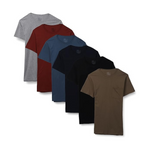 6 Fruit of the Loom Men's Short Sleeve Pocket T-Shirts