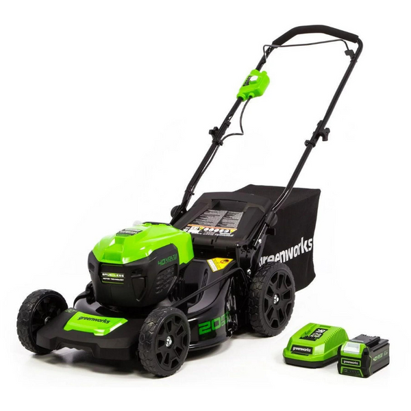 Greenworks 40V 20 Inch Brushless Walk-Behind Push Lawn Mower