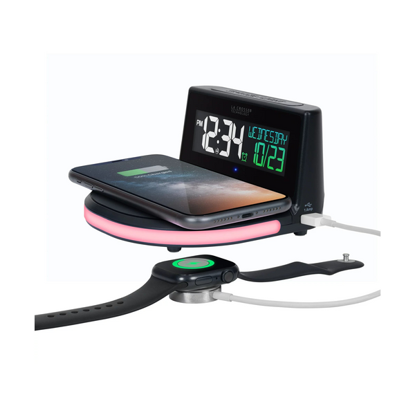 La Crosse Technology Wireless Charging Alarm Clock