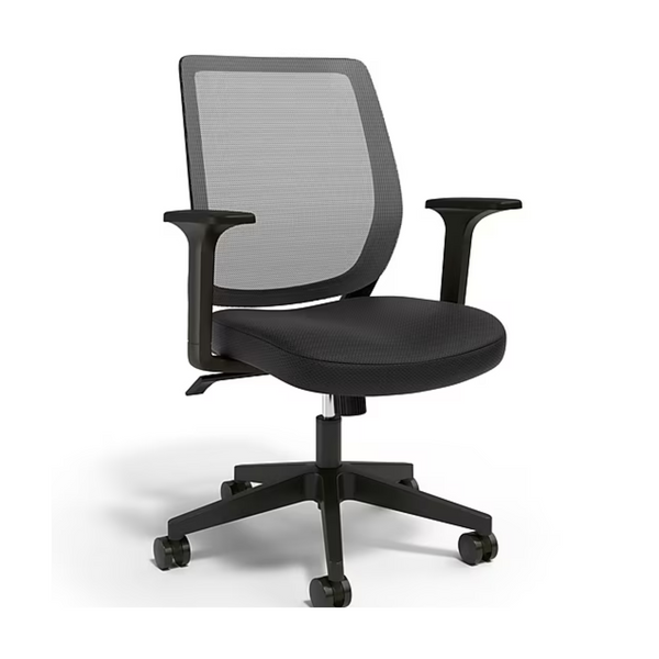 Silla operativa giratoria ergonómica de tela Essentials de Union &amp; Scale