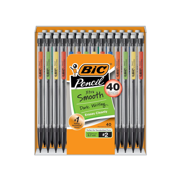 BIC Xtra-Smooth Mechanical Pencils, Medium Point (40-Count)