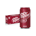 12-Pack Dr Pepper Soda, 12 fl oz cans