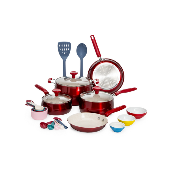 23 Piece Non-Stick Aluminum Cookware Set