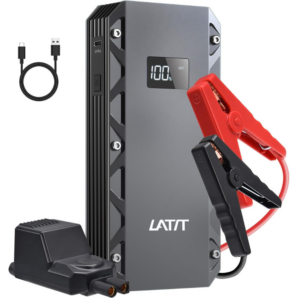 LATIT 20000mAh 12V Booster Pack Jump Starte