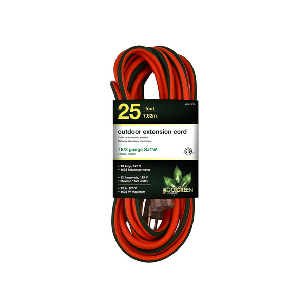 Go Green Power Inc. (Gg-13725) 16/3 Sjtw Outdoor Extension Cord