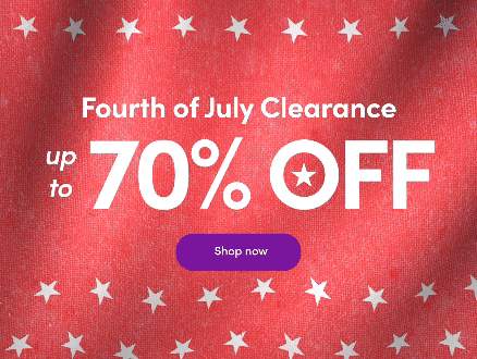 Up To 70% Off Fourth Of July Clearance Sale From Wayfair!