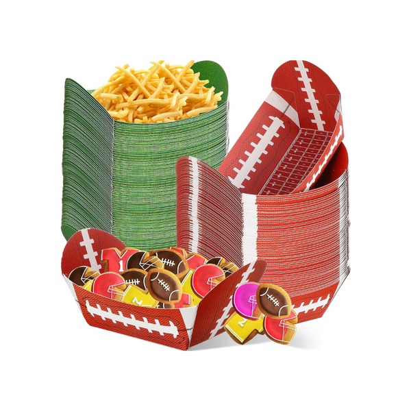 200 Football Disposable Serving Trays