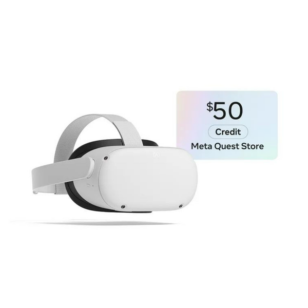 Meta Quest 2 VR Headset + $50 Meta Quest Credit