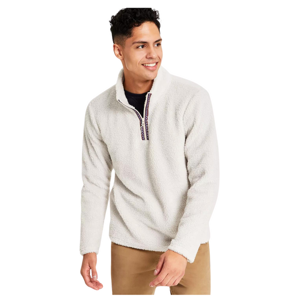 Men's Fleece Quarter-Zip Sweater