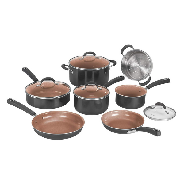 Cuisinart 11 Piece Ceramica XT Non-Stick Cookware Set with Lifetime Warranty