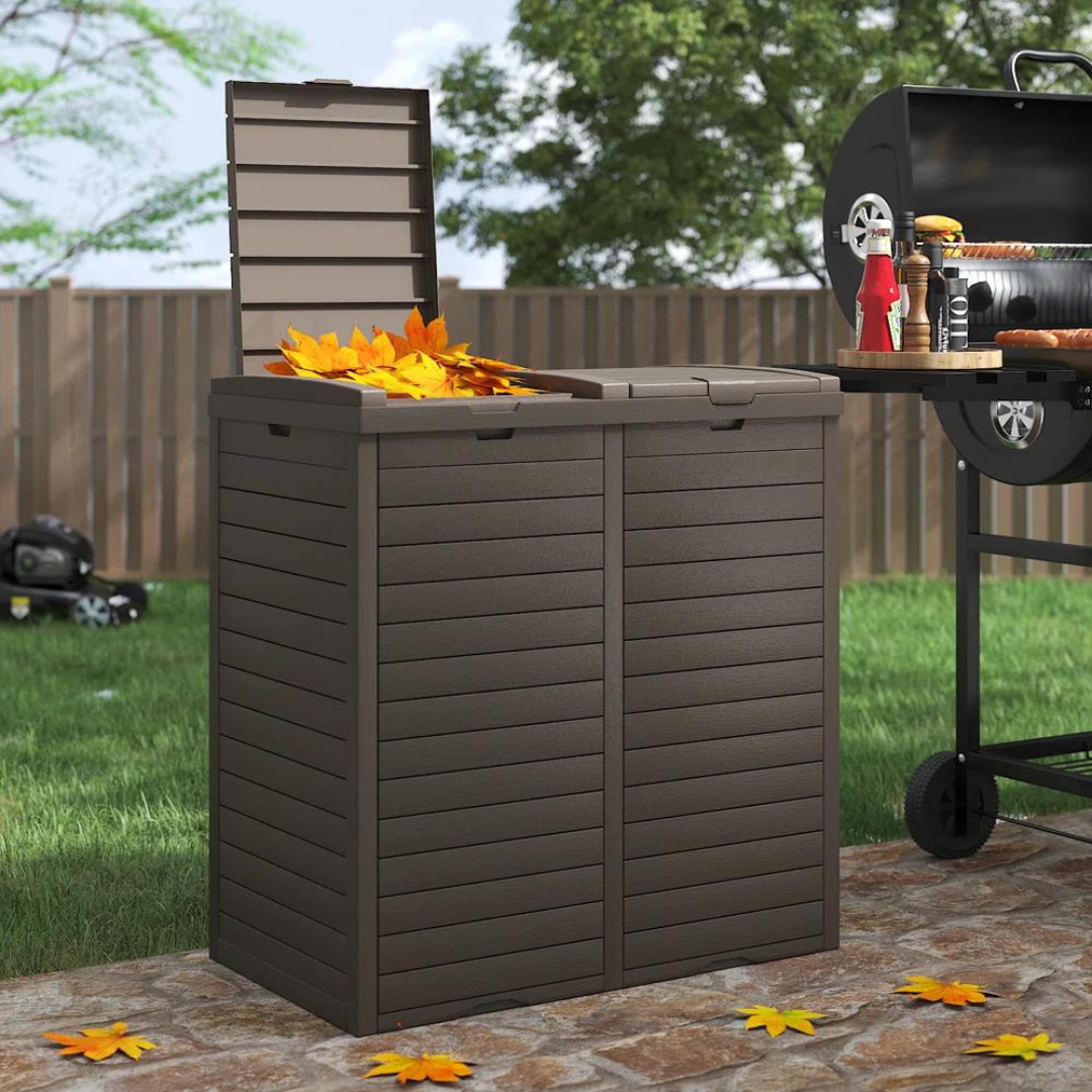 33 And 61 Gallon Outdoor Trash Cans On Sale