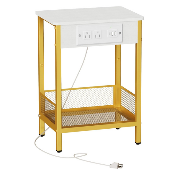 Night Stand with Charging Station