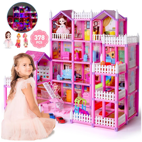 378-Piece JoyStone 20 Room Doll House