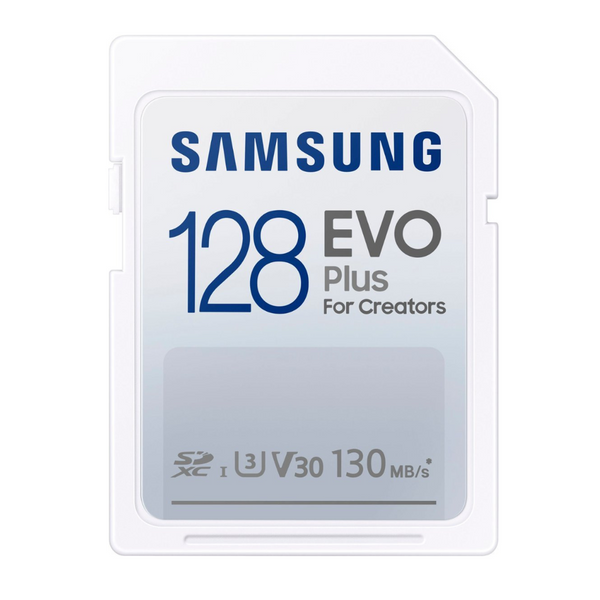 128GB Samsung EVO Plus SDXC U3 Memory Card