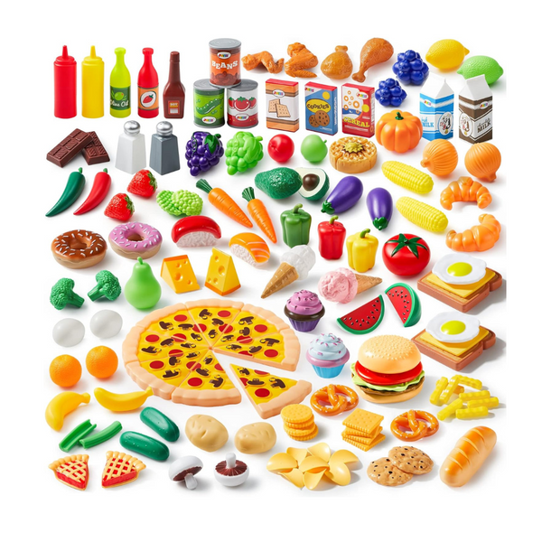 135-Piece Play Food Set