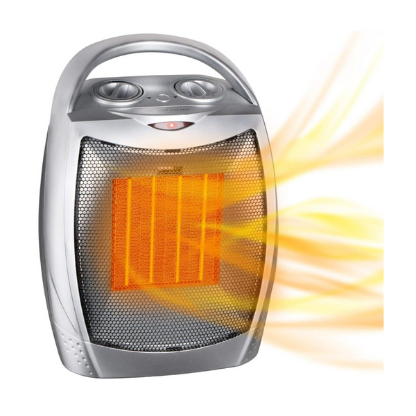 Portable Electric Space Heater with Thermostat