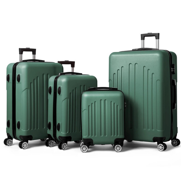 4 Piece Luggage Set With TSA Locks (4 Colors)