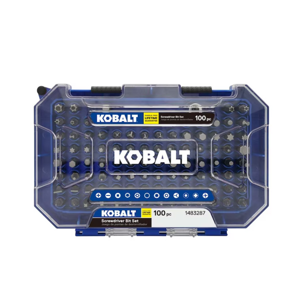 100-Piece Kobalt 1" Screwdriver Bit Set