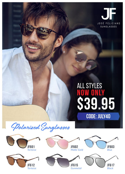 Jose Feliciano Sunglasses on sale “Free US shipping!” 