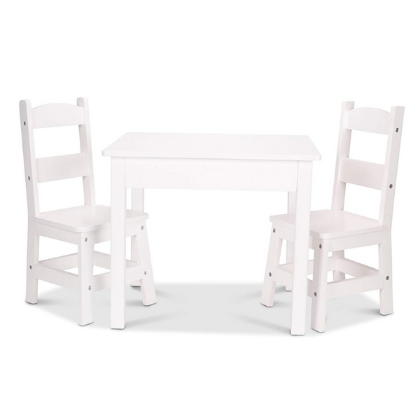 Melissa & Doug Wooden Table and Chairs Set