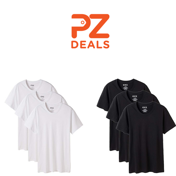 Pack of 3 CYZ men's 100% cotton undershirts