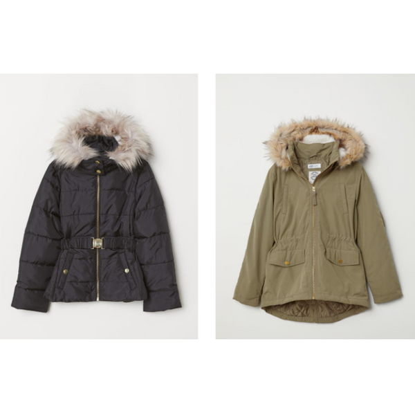 Parkas para niños de H&amp;M