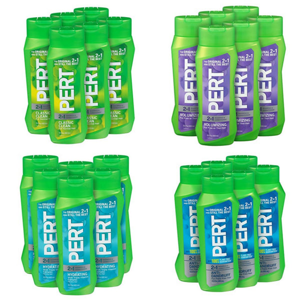 Save big on 6 bottles of Pert 2 in 1 shampoo