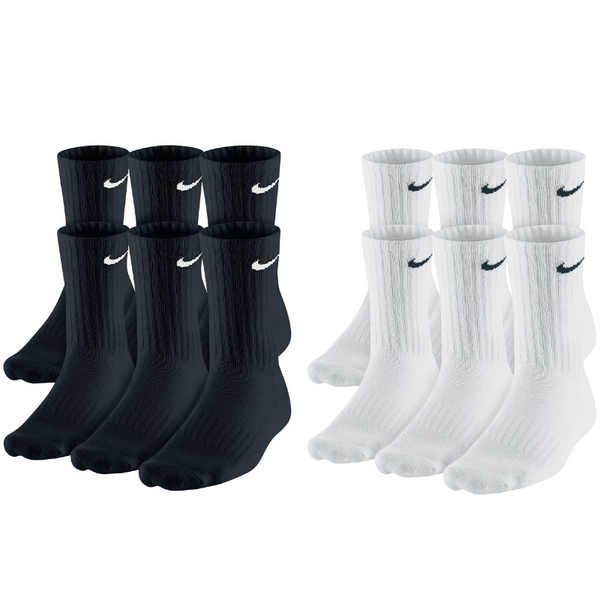 Nike Calcetines de algodón para hombre, paquete de 6