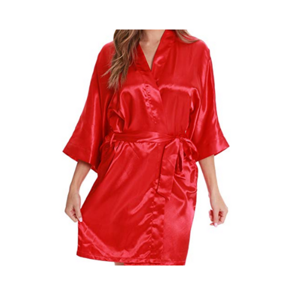 Just Love Satin Robe for Women Kimono Robes (6 Colors)