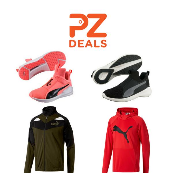 Up to 75% off men's, women's & kids clothing from Puma