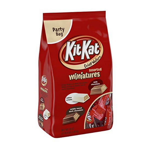 Paquete variado de 120 dulces de chocolate Kit Kat envueltos individualmente