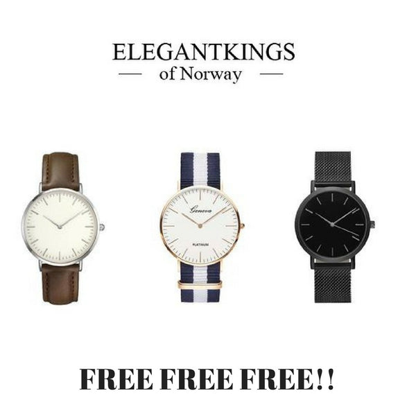 ¡Reloj GRATIS por tiempo limitado de Elegant Kings!