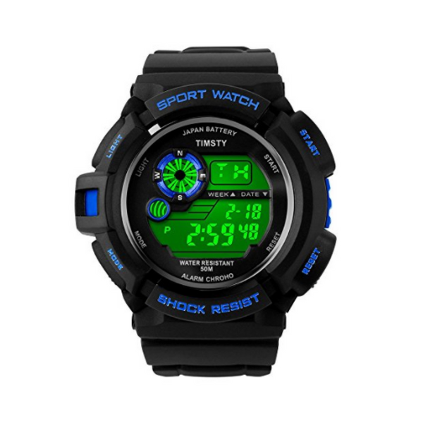 Water resistant sports watch