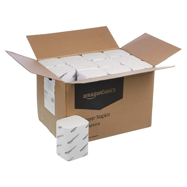 24 Packs of AmazonBasics V-Fold Dispenser Napkins (250 per pack)