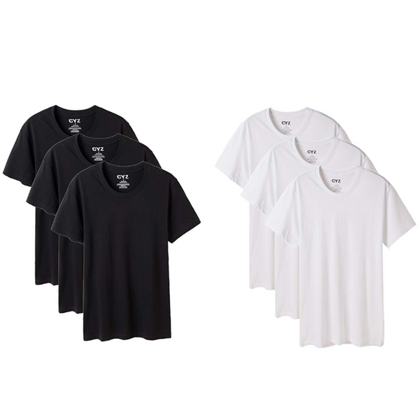 Pack Of 3 CYZ Cotton Crew Neck T-Shirt Undershirt